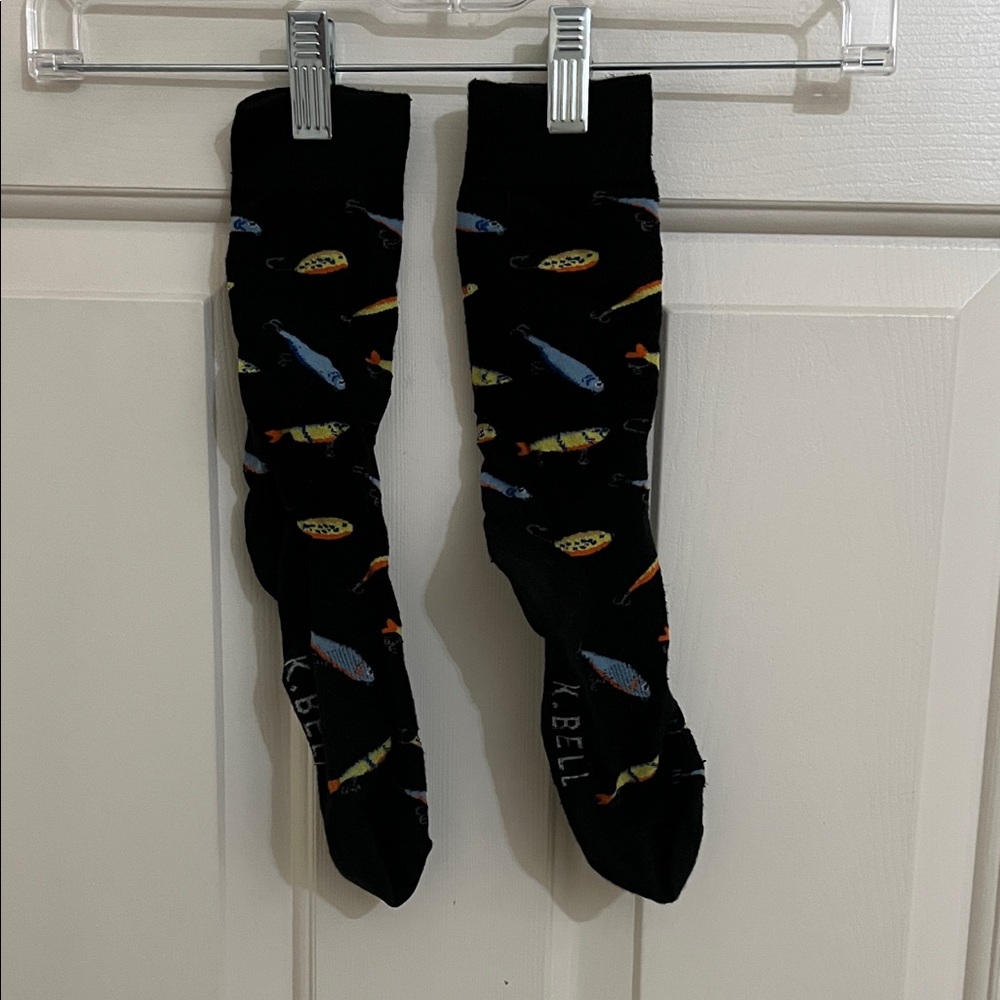 K. Bell Fish Hooks/Lures Socks
